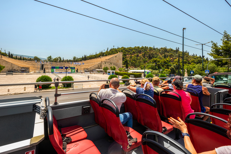 Athènes : Visite guidée de la ville en bus avec montée et descente rapidesAthènes : billet de 48 heures