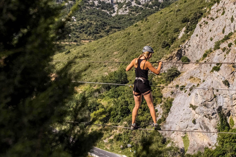 Andorra: Via Ferrata Adventure with Guide and Equipment Andorra: Via Ferrata Adventure (Easy Level)
