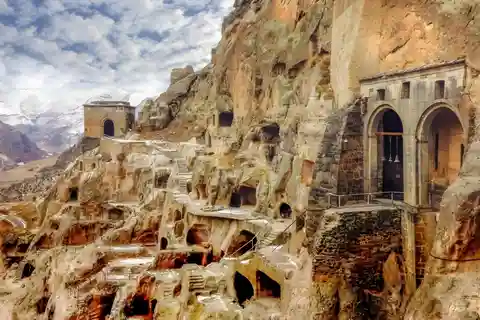 Tbilisi : Borjomi Rabati Vardzia Daytrip GuidedGroupTour