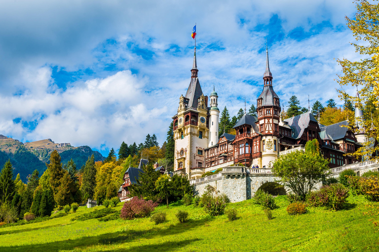 Vanuit Boekarest: Dagtrip Peles Castle, Brasov & Bran Castle