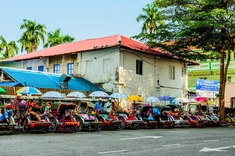 Penang: Georgetown Heritage Tour , Trishaw Ride & transfers
