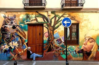 Granada: „Street Art & Die Höhlen“ Einzigartiger geführter Rundgang