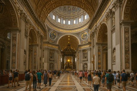 Rzym: Bazylika św. Piotra – bez kolejki + audioprzewodnik”