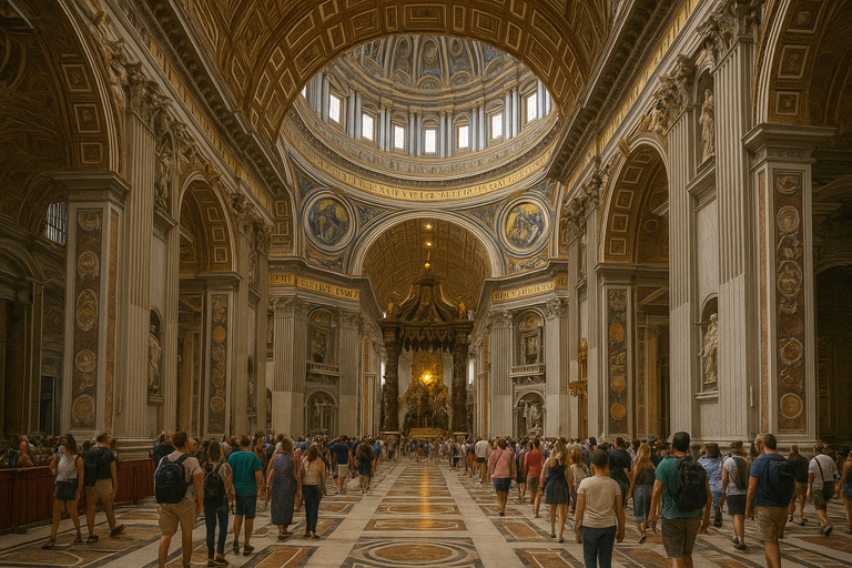 Rzym: Bazylika św. Piotra – bez kolejki + audioprzewodnik”