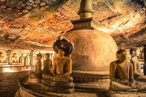 Sri Lanka: 2-dagars rundtur till Sigiriya, Dambulla och Kandy