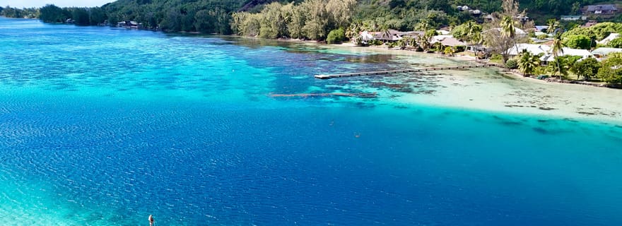 Excursion privée sur le lagon de Moorea en E-Board
