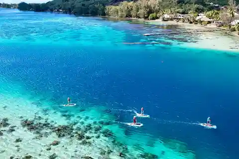 E-Board private tour of Moorea lagoon