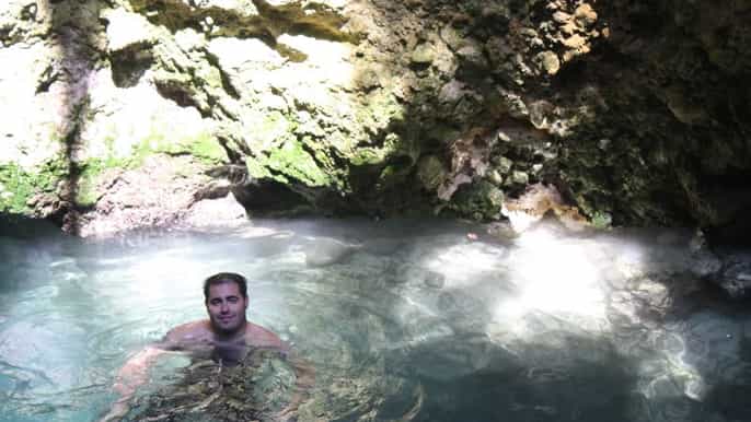 negril blue hole mineral spring swimming adventure