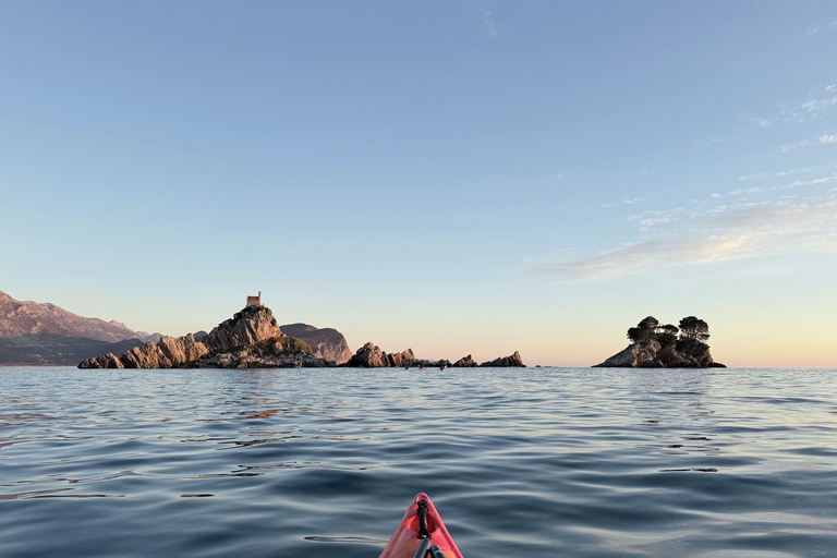 Budva: 18km Sea Kayak Mini Expedition to Petrovac Islands