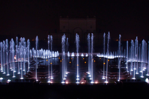 Akshardham : Exposition, spectacle de lumière et d'eau avec transferts