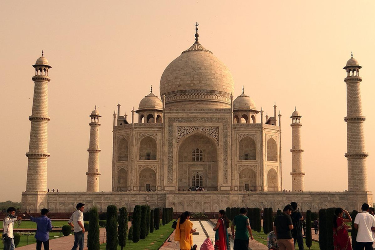 Visita sin cola al Taj Mahal con entradaSólo servicio de guía turístico