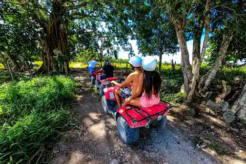 cozumel atv to jade cavern , tequila and beach getaway