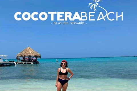 Cartagena : Plage de Cocotera dans les îles Rosario avec déjeuner