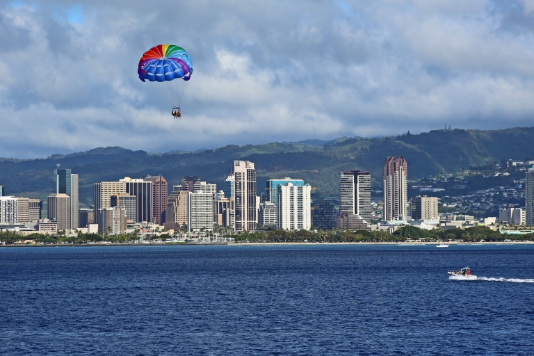 Honolulu: Diamond Head Sunrise en parasailing Tour