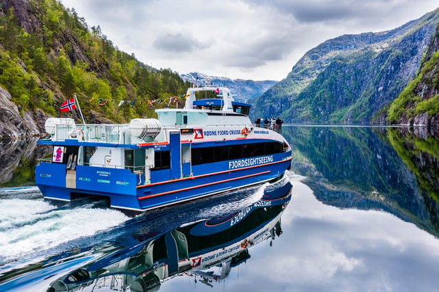 Visit From Bergen Scenic Fjord Cruise to Mostraumen in Askøy