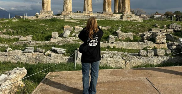 Athens: Ancient Corinth Tour with Ticket Beach Stop & Pickup