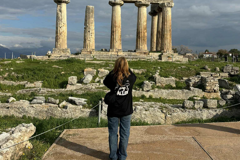 Athens: Ancient Corinth Tour with Beach Stop & Pickup