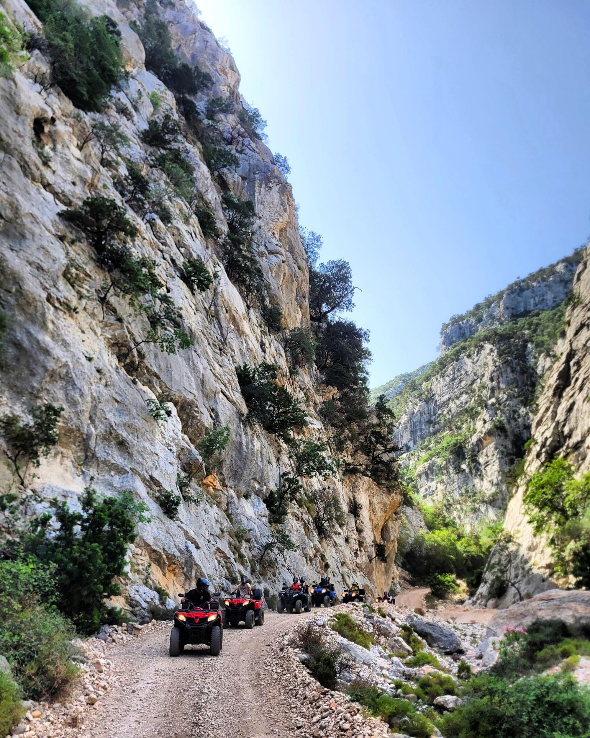 Quad-Tour zum Strand von Cala Sisine