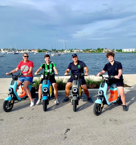 Visit Segway Electric Moped Tour - Fun Activity Downtown Naples in Bonita Springs, Florida, USA