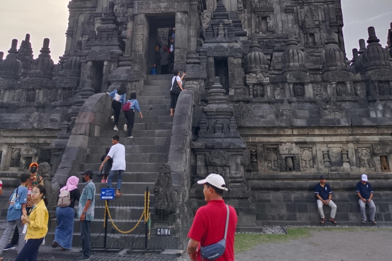 10 Stunden Borobudur- und Prambanan-Tempel-Besteigung.Borobudur & Prambanan Tempel Tour.