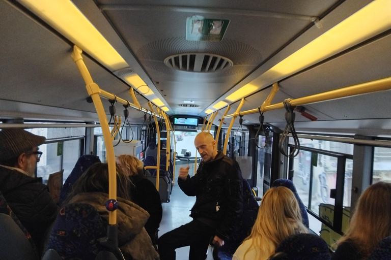 Thessaloniki: Upper Town Bus & Walking Tour with Drinks