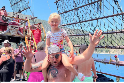 Oludeniz: Pirate Boat Tour with Lunch & Swim Stops Full-Day Pirate Boat Tour with Lunch