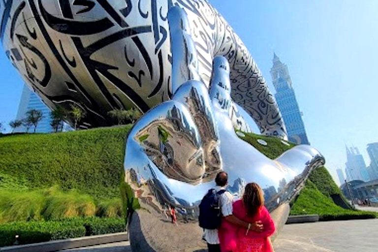 Dubai: Halbtagestour Stadtführung, Zukunftsmuseum, Blaue Moschee &amp; BurjDubai: Halbtagestour durch die Stadt mit Souks, Boot, Rahmen, Blauer Moschee