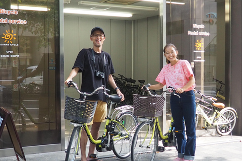 E-Bike Tour in Kyoto with Asuka, Japanese graduate student