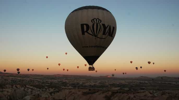 capadócia voo de balão royal king flight