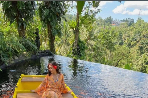 Bali Nature Swing & Relaxing Koi Garden Boat with Lunch