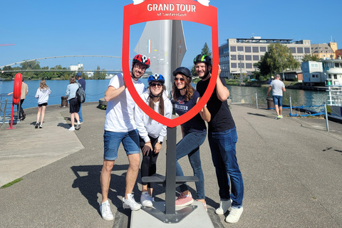 Bazylea: wycieczka rowerowa po trzech krajach z butelką wodyBazylea: wycieczka rowerowa po trzech krajach z butelką na wodę