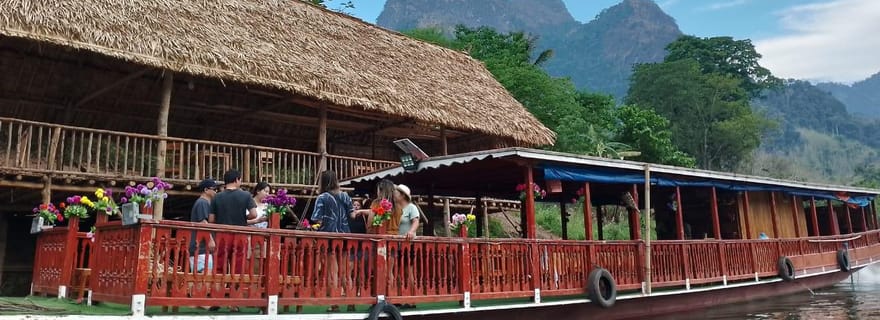 Nongkhiaw : croisière tranquille au coucher du soleil