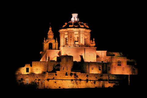 Malta By Night Open-Top Bus Tour, w tym 1-godzinny przystanek Mdina