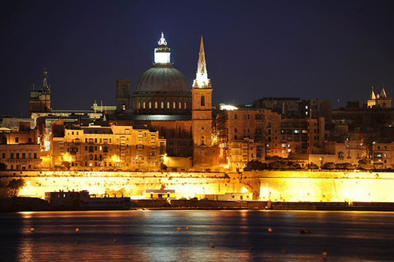 Malta By Night Open-Top Bus Tour, w tym 1-godzinny przystanek Mdina