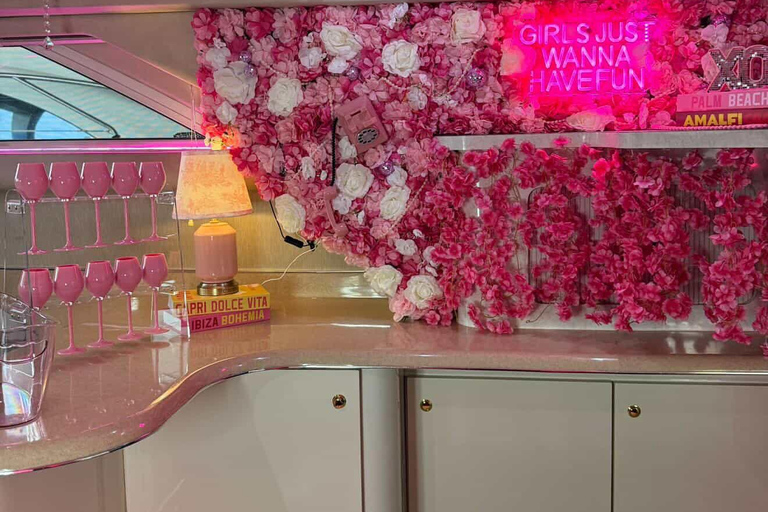 Pink Yacht Experience through The Heart of Miami