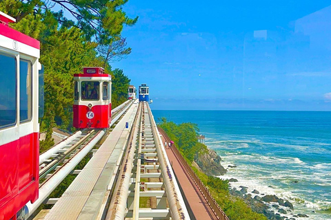 Busan: Blue Line Park Sky Capsule Train Ticket Sky Capsule Ticket with Coastline and Sea Views