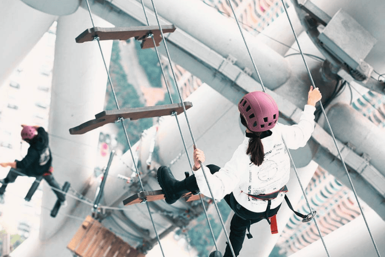 Guangzhou: Emocionante aventura por el Skywalk de la Torre de CantónLínea Verde (188 m)