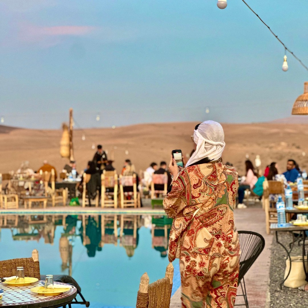 Marrakech : Excursion dans le désert, quad, chameau, dîner et spectacle de feu - quad