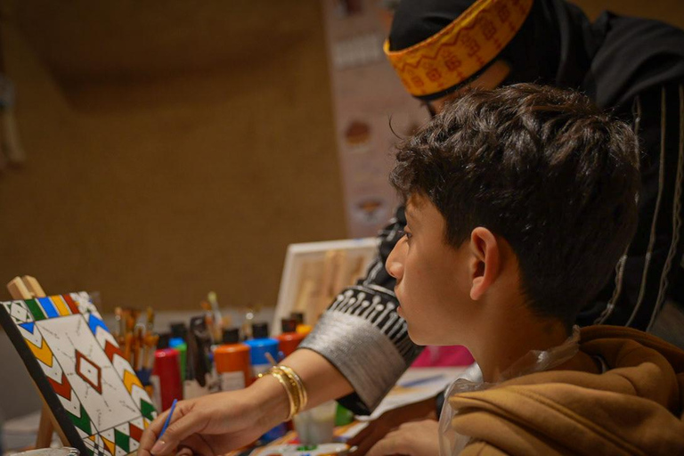 Diriyah : Atelier d&#039;art Asiri avec un artiste local