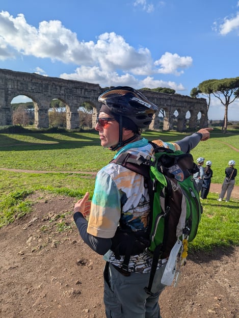 Rome:Appian Way E-bike Tour, Catacombs, Aqueducts &amp; Transfer