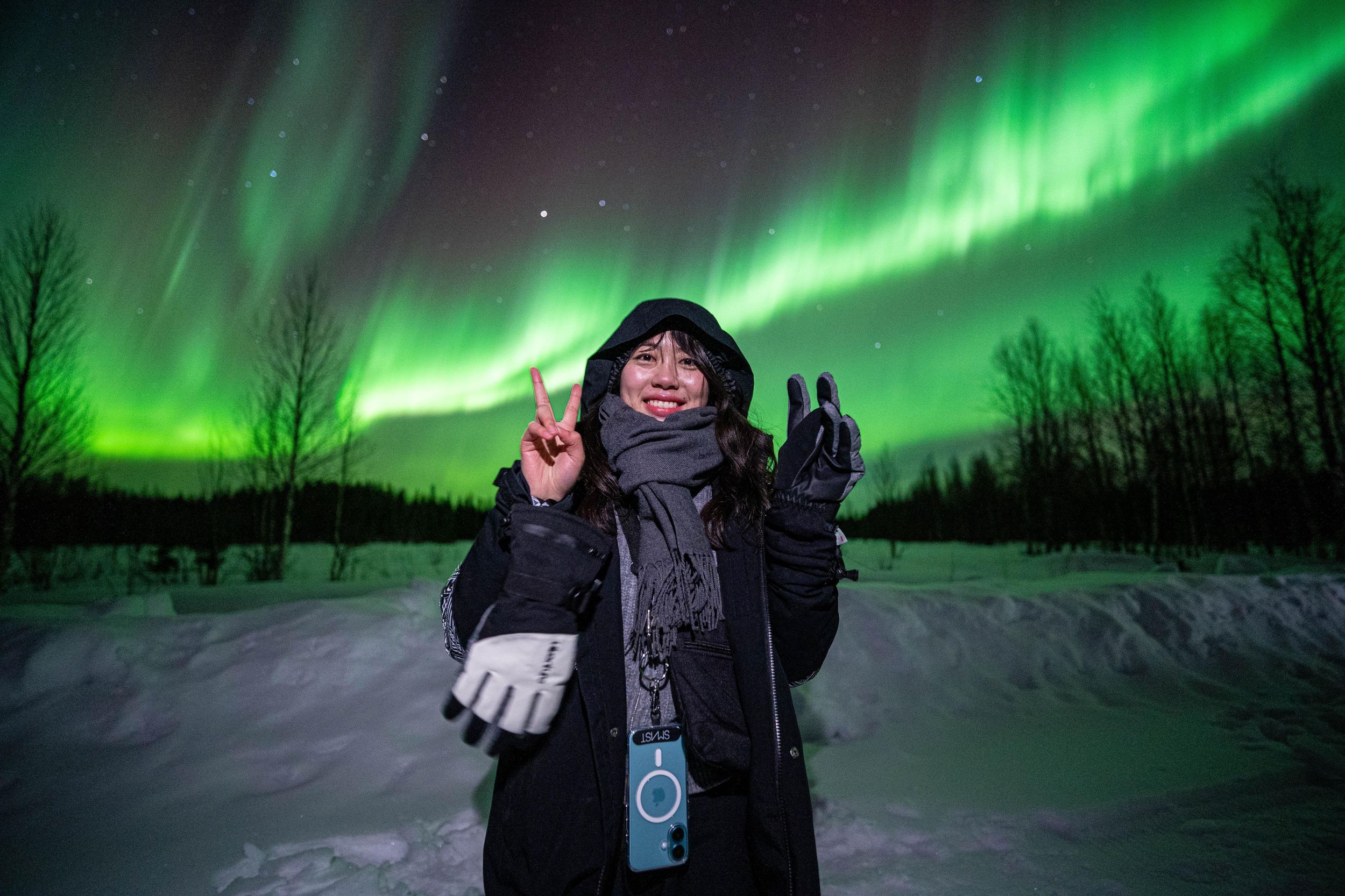 Rovaniemi: Nordlichter-Jagd – Kostenlose Fotos, 100 % garantiert