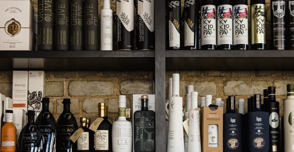 Olicatessen Olivenölverkostung in Thessaloniki