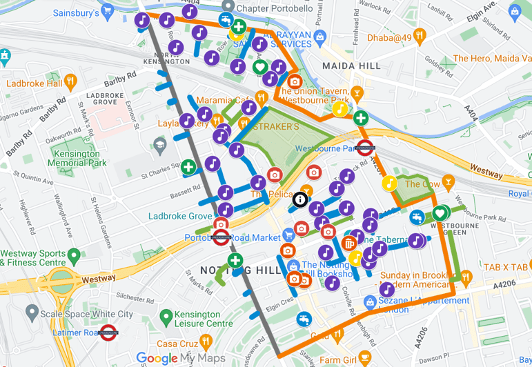 Notting Hill Carnival London Interactive Map GetYourGuide