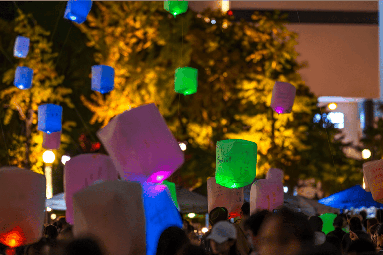 Sapporo: Sky Lantern Festival Entry Ticket