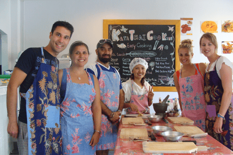 Phuket: Halbtägiger authentischer Thai-Kochkurs &amp; MarkttourMittagsunterricht (keine Markttour)