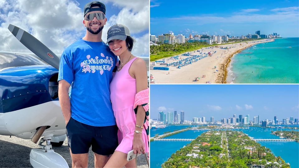 Miami Beach: privát, 50 perces repülős túra