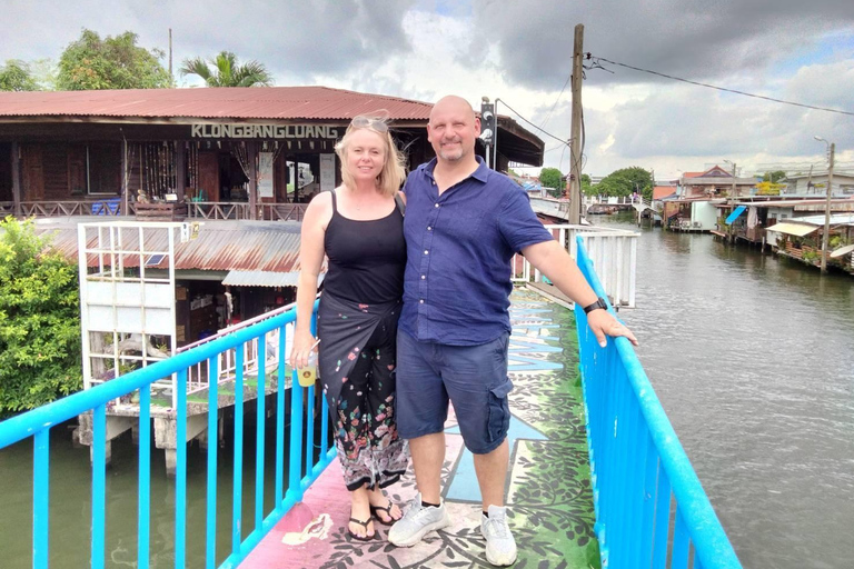 Bangkok: Recorrido en barco por el canal con puntos de interés en la riberaVisita privada con punto de encuentro