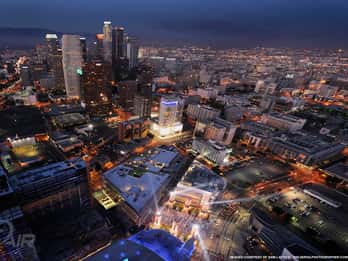 Los Angeles: 30-minütiger Helikopterflug bei Nacht Los Angeles: 30-minütiger Helikopterflug bei Nacht