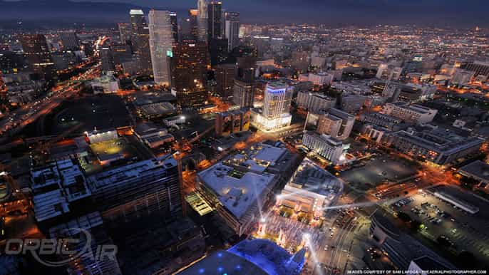 los angeles at night 30minute helicopter flight