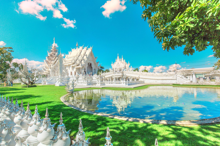 Visite des temples de Chiang Rai : Temples blanc et bleu et Maison noire